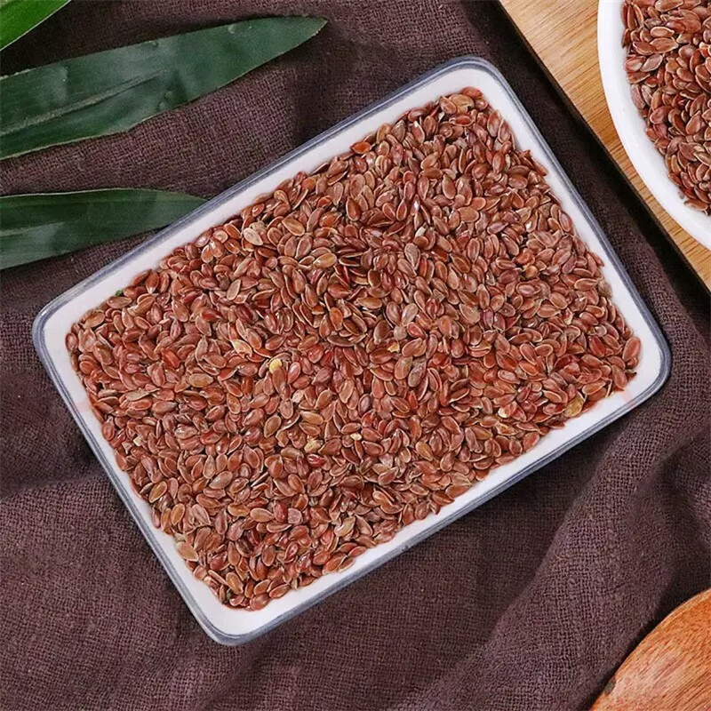 Flaxseed 500g Inner Mongolia Hu Ma Zi Roasted Linum usitatissimum Seeds for Grinding and Baking quality and texture