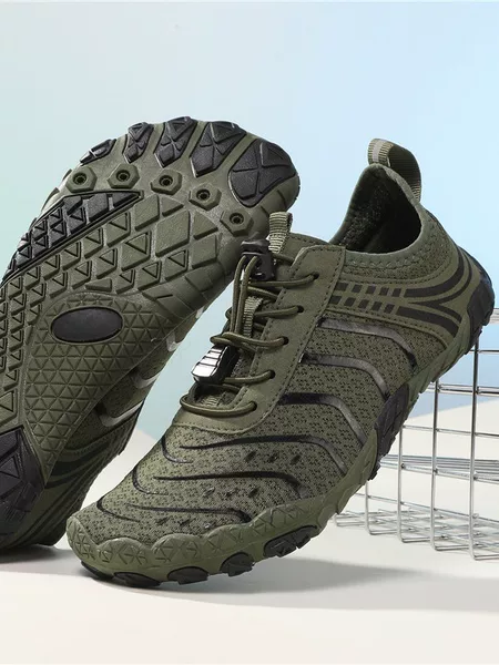 Cross-Border Outdoor Men's and Women's Quick-Drying Five-Finger Water Shoes for Swimming, Beach, and River Tracing; Couple's Indoor Yoga, Fitness, and Hiking Shoes