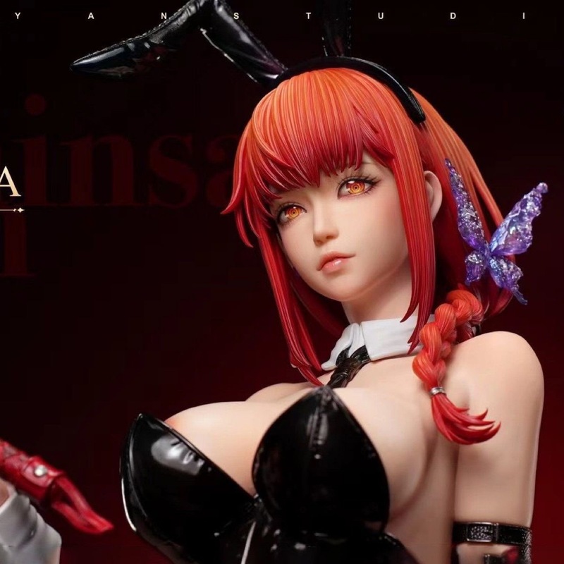 【新モデル】マキマバニーガール フィギュア 1/4 特大黒シルクギフト美少女二次元ホットモデル|undefined