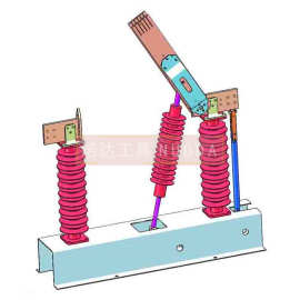 27.5kV线路垂直隔离开关电气化高压接触网户外断路器输电断路器