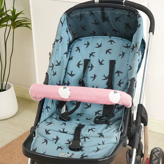 纯棉6层纱布推车防护巾 儿童推车口水巾 安全座椅咬咬巾