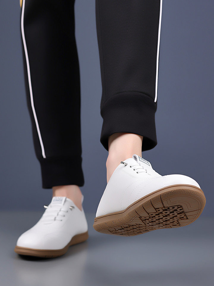 Giày lười nam da mềm đế mềm dạng slip-on phong cách retro, giày da nam thường ngày — Màu trắng 9173, Màu đen 9173, Màu đen cotton chi tiết 22
