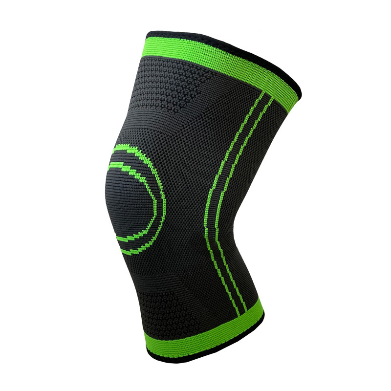 Rodillera deportiva elástica con vendaje de compresión, ideal para baloncesto, ciclismo y entrenamiento