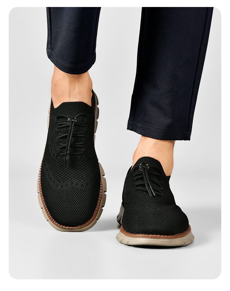 Cross-border Trendy Casual Shoes For Men, Breathable Fly-knit Loafers, Large-size Sports Shoes, In-stock Wholesale And_vogvips.com