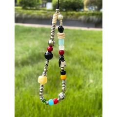 原創自製ins西西里手機鏈ccd手工串珠可愛小眾掛繩相機掛件通用女