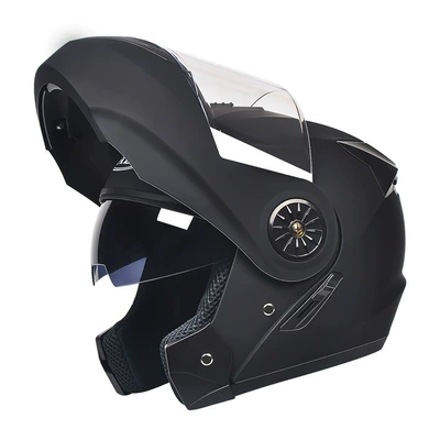 Motorcycle Safety Supplies Motorcycle Double Mirror Helmet Winter