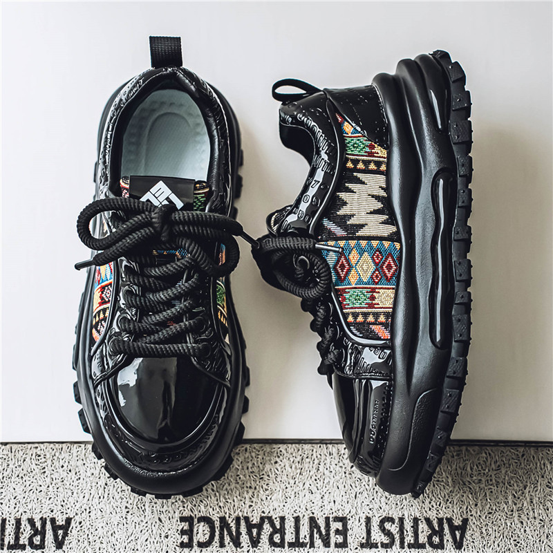 Zapatos de hombre 2025 nuevas cuatro temporadas de moda transpirable zapatos deportivos de moda casuales zapatos deportivos casuales para aumentar la altura de los estudiantes