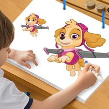 汪汪队画画本涂色书儿童马克笔填色图画本3-6岁幼儿园涂鸦绘学海