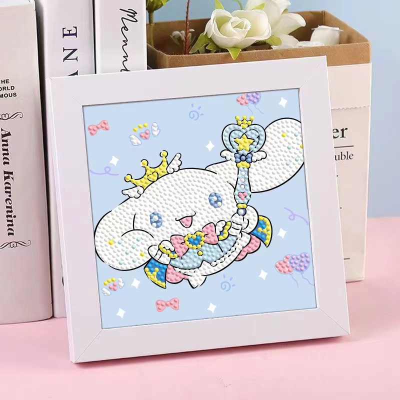 Diamante infantil DIY hecha a mano con material de marco paquete de dibujos animados Sanliou pegatinas de diamante regalo al por mayor pinturas de mampostería