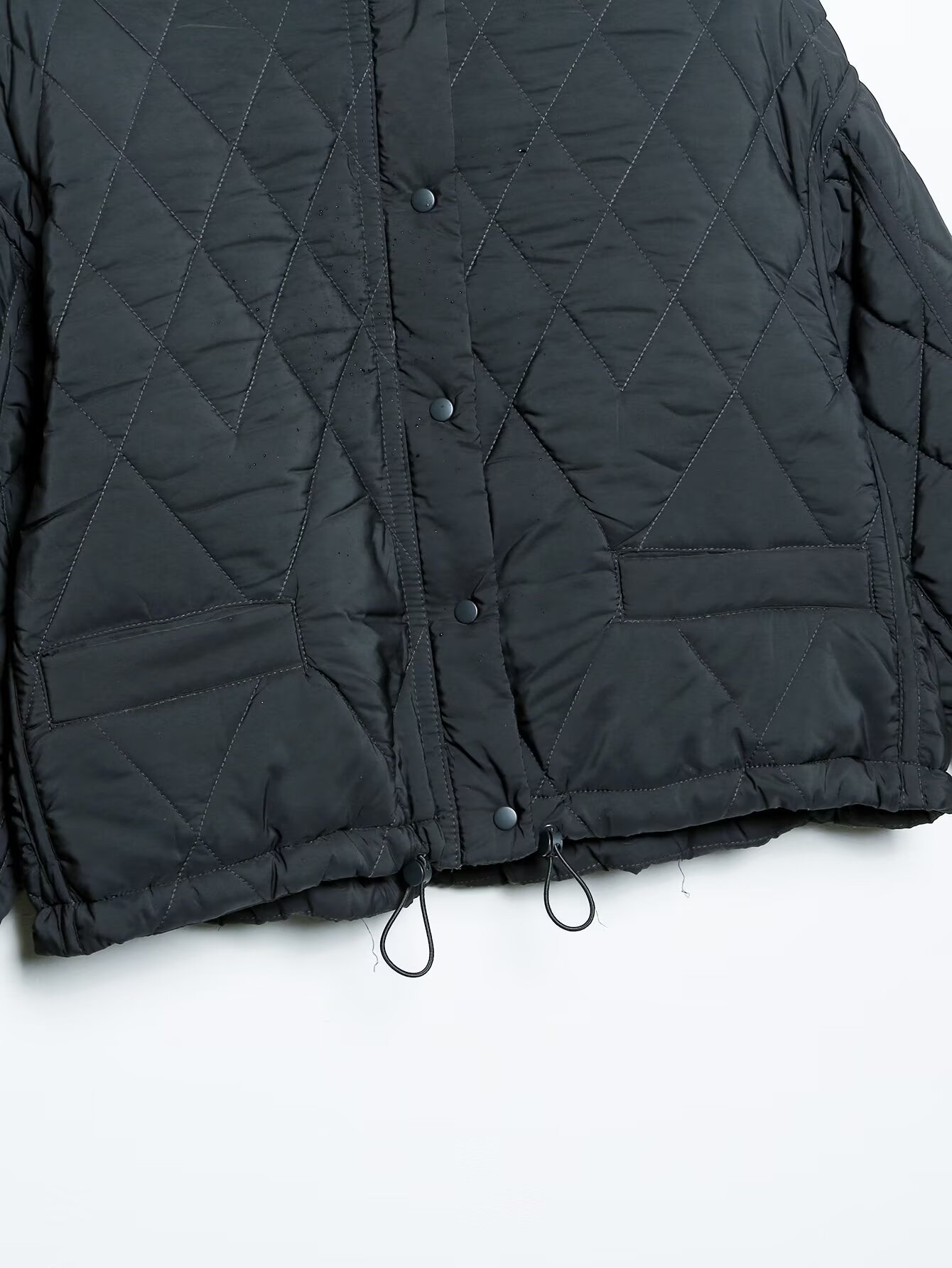 Abbigliamento donna autunno/inverno 2024 nuovo versatile colletto alto giacca in cotone con cappuccio pieghevole_voghion.com