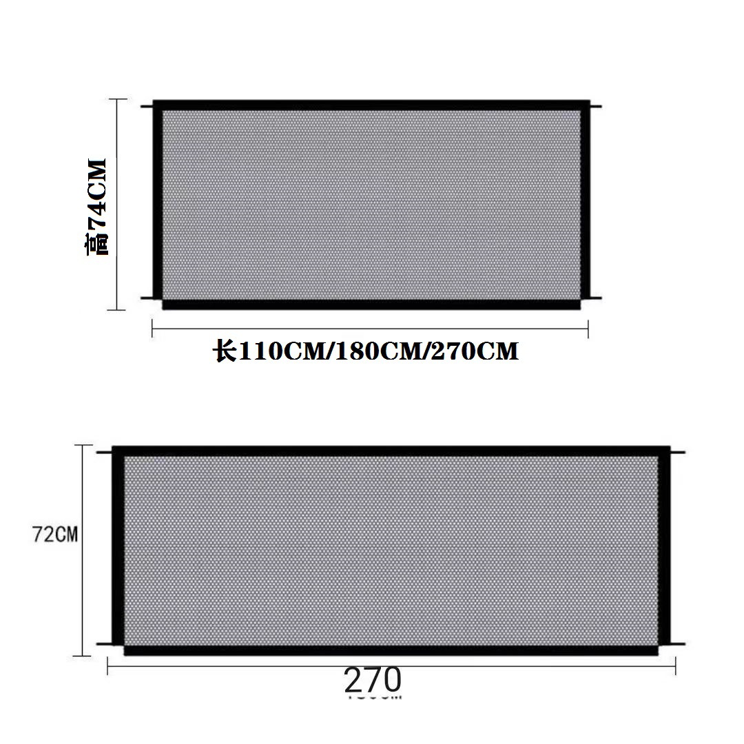 Barrera de Aislamiento para Mascotas, Red de Aislamiento para Perros y Gatos, para Sala de Estar, con Cerradura para Puerta