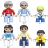 Big granation doll family of six