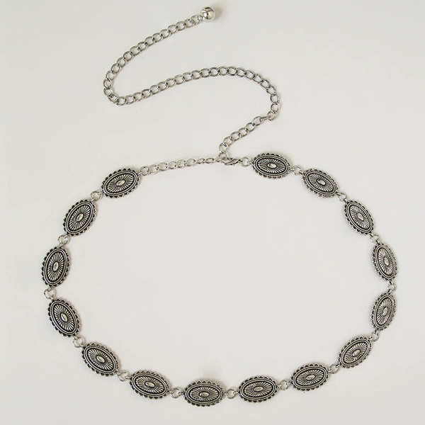 Guyin fine elliptical waist chain