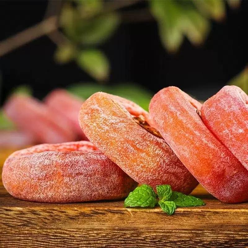 新货柿子饼霜降柿饼吊柿饼果干蜜饯流心柿饼