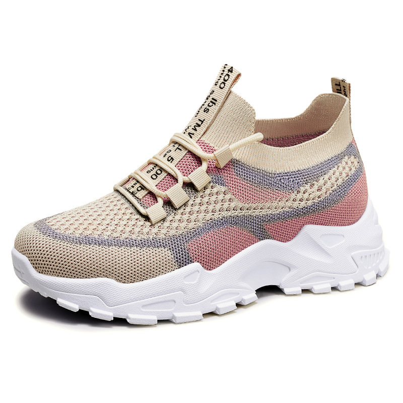 Zapatos de mujer de moda de verano nuevos zapatos transfronterizos con suela suave ligera zapatos de padre zapatos de mujer zapatos de malla transpirables