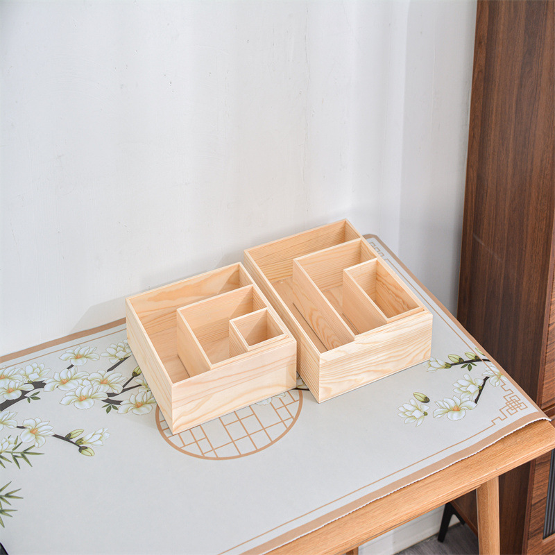 メーカー直販無蓋木箱角型木質材料収納箱結婚証明箱実木収納木箱|undefined