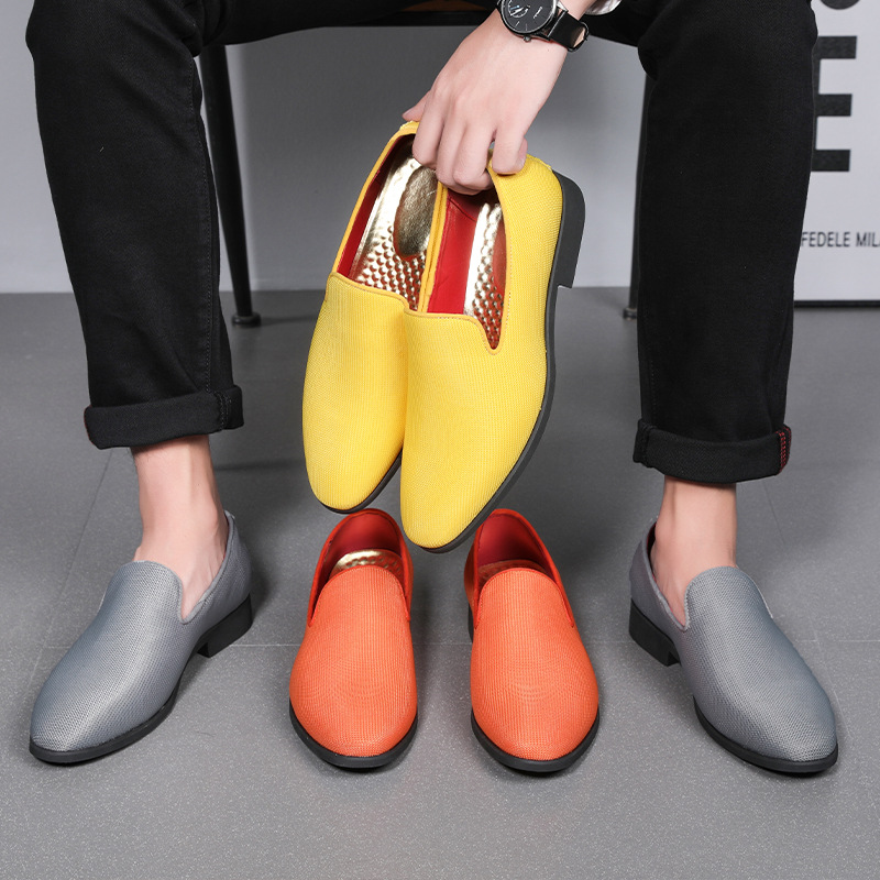 Neue Slip-On-Schuhe in großer Größe, Mesh-Stoff, lässig, vier Jahreszeiten, leichtes Fuß-Set für Herren, faule Halbschuhe, Herrenschuhe_voghion.com