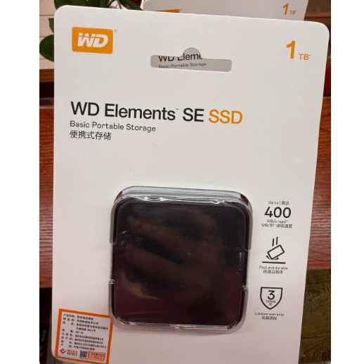 Твердотельный мобильный жесткий диск WD Elements SE 1 ТБ