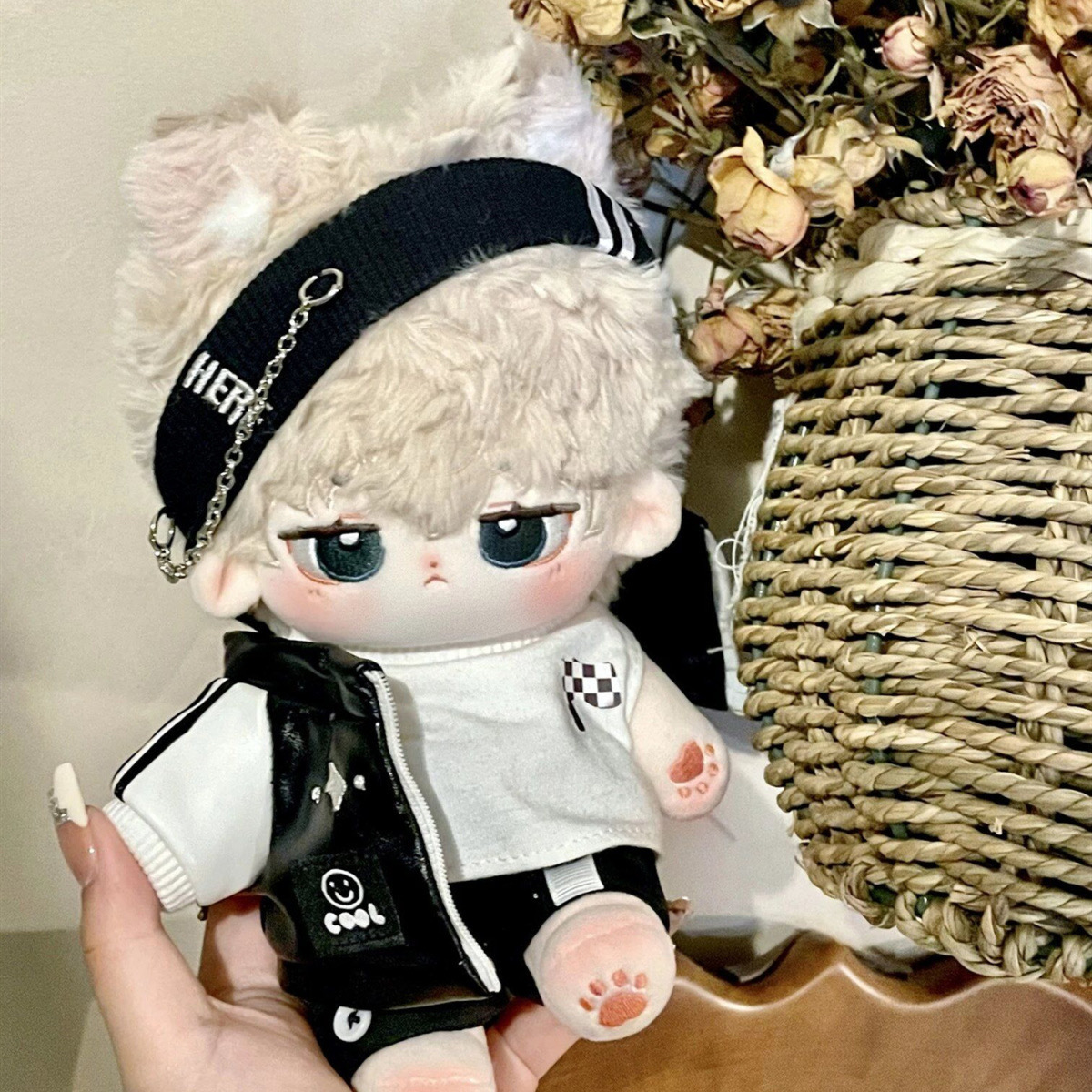 20cm Cotton Clothes, Jacket, Hoodie, Clothing, Cool Wild Wind Doll Outfit Replacement Set, In Stock With Free Shipping_voghion.com