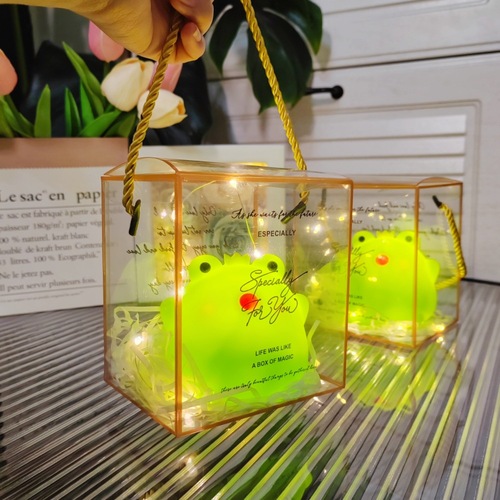 Lantern Festival stall items: glowing night lights, internet-famous gifts, children's headlamps, and tabletop lamps for street vendors