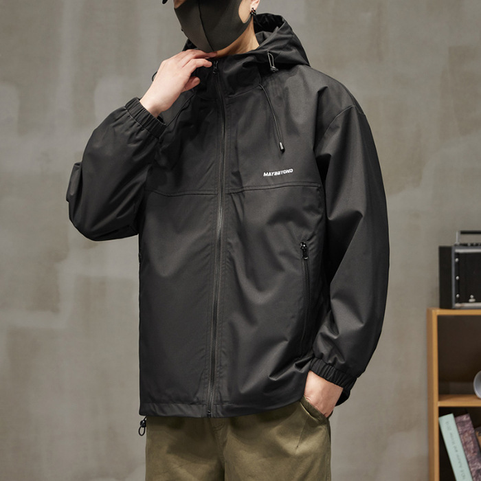 冲锋衣外套男士秋冬季美式登山防水潮流户外三合一棉服工装夹克男|undefined