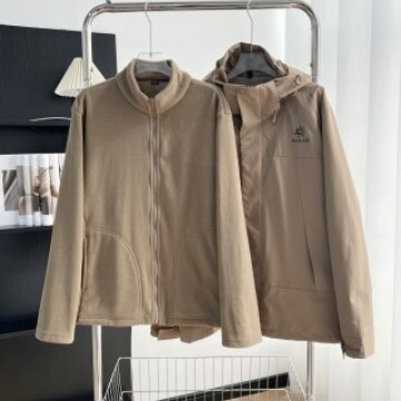 户外冲锋衣男三合一可拆卸抓绒内胆保暖两件套山系登山服男装外套|undefined