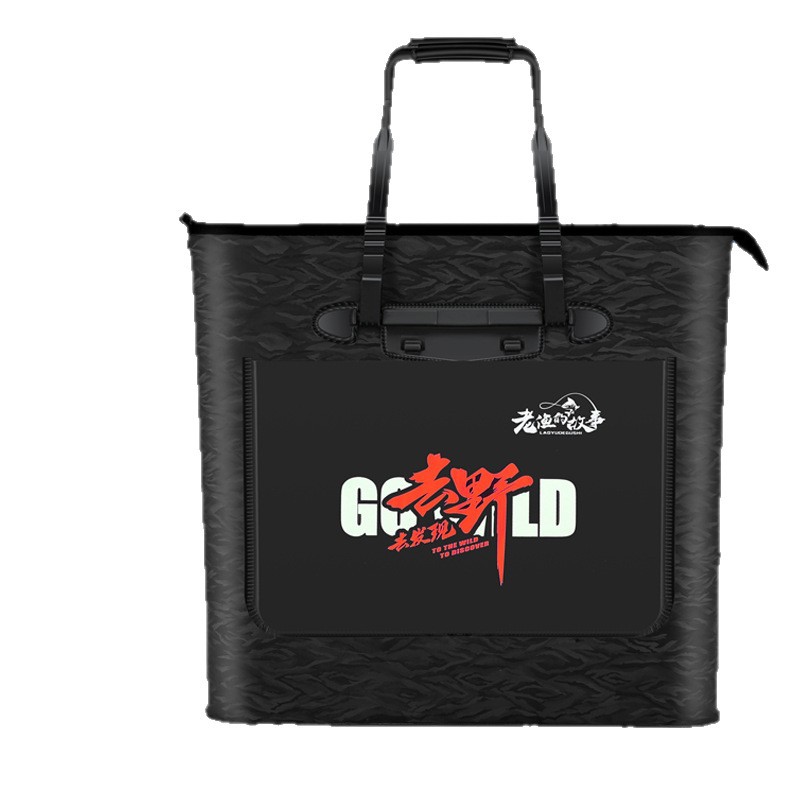 Bolsa de pesca portátil bolsa multifuncional bolsa de pesca a prueba de agua bolsa de pescado gruesa material EVA bolsa de pesca de gran capacidad