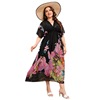 Bohemian Chiffon Print Large Beach Skirt Tall Loose Plus Fat Long Fat mm Dress