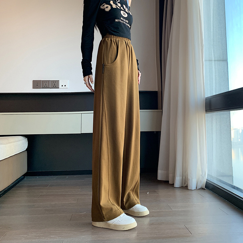 2023新款香蕉裤运动裤女 美式卫裤阔腿裤休闲裤爵士跳舞裤子|ru