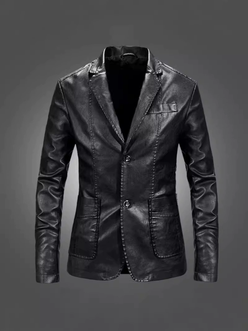 Костюм, полимерная куртка, (Cross-border trading), Slim fit