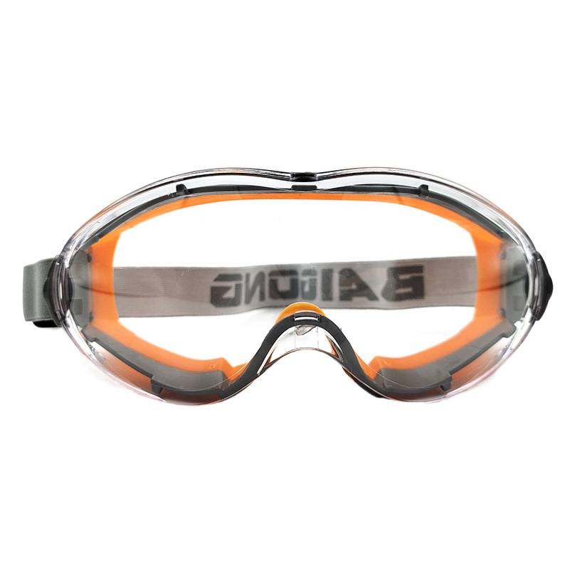 Baogong two-color anti-fog big eye mask anti-splash dustproof anti-fog transparent brightness good hardcover labor protection factory spot