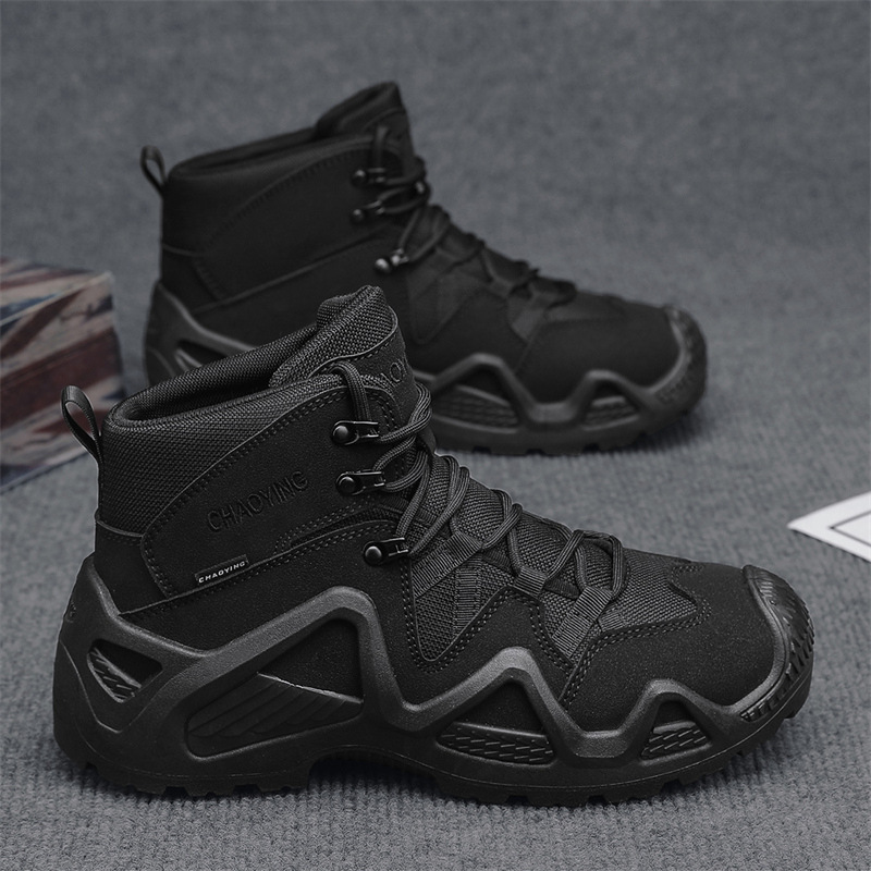 2024 botas Martin de otoño alto estilo británico botas de herramientas retrógradas impermeables para hombres botas de montaña del desierto comercio exterior transfronterizo