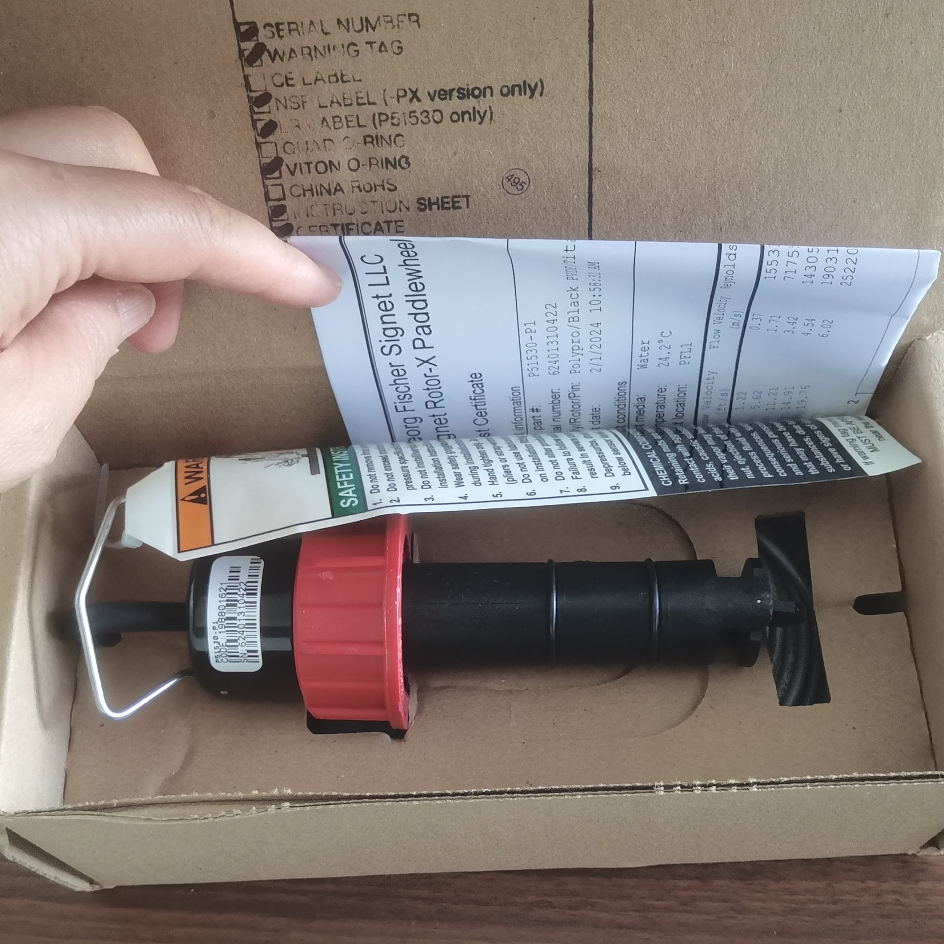 美国+GF+Signet 转轮流量计 P51530-P0