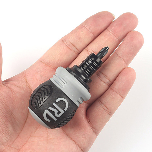 Manufacturer Ratchet dual-purpose screwdriver double-head cross-shaped mini screwdriver telescopic screwdriver multi-function