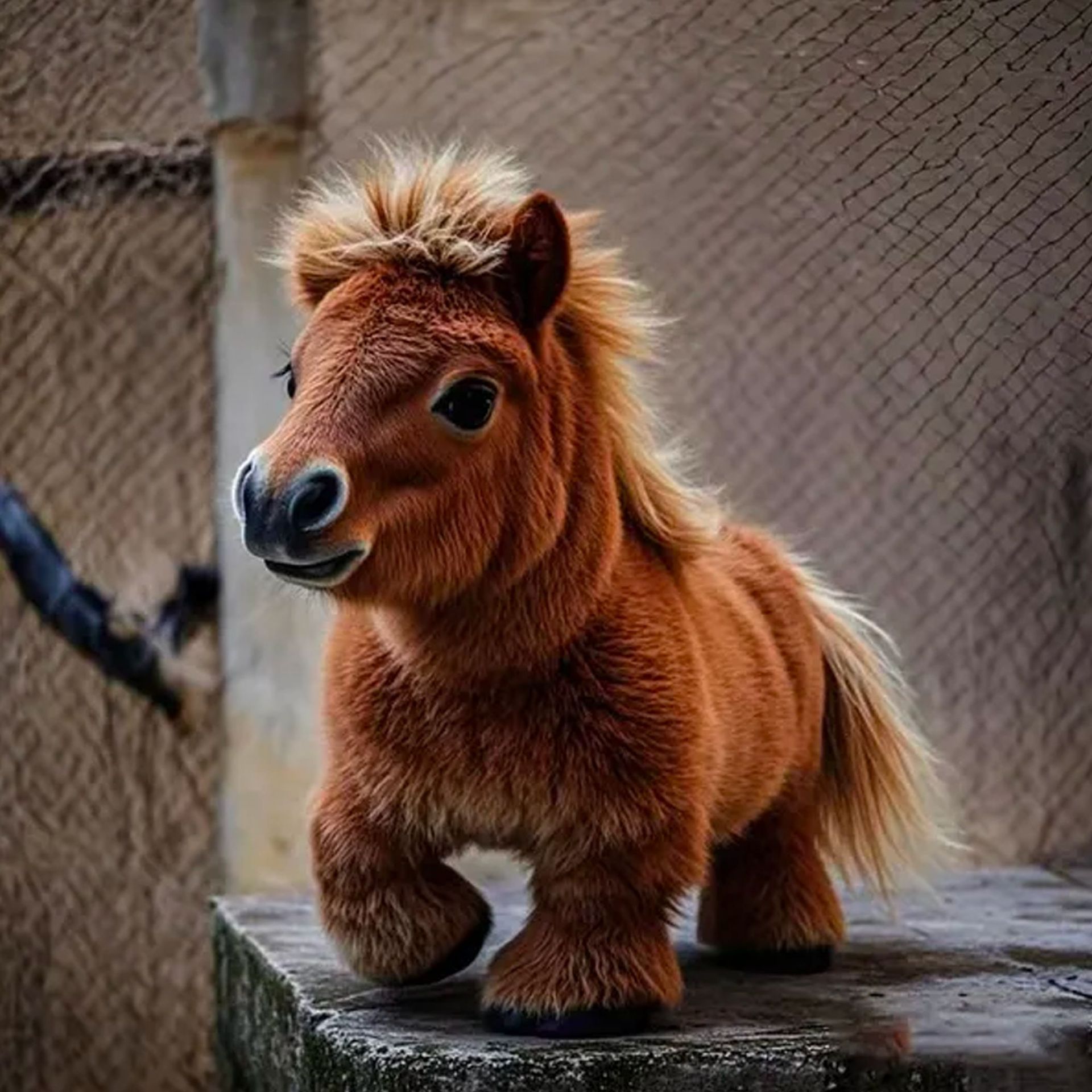 跨境新品 My Realistic Robot Pony 我的现实机器人小马 毛绒公仔