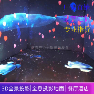 Ground Interactive Projection Multi-channel Projection System Fusion Software 3d Holographic Projection Ground Entertainment Facilities