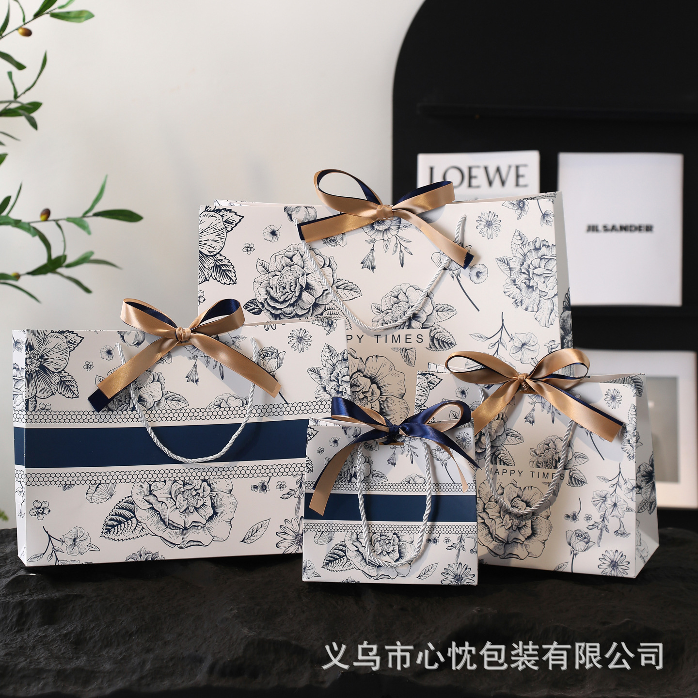 奢侈饰品购物袋手提袋印刷服装袋礼品袋购物袋包装袋化妆品礼物袋