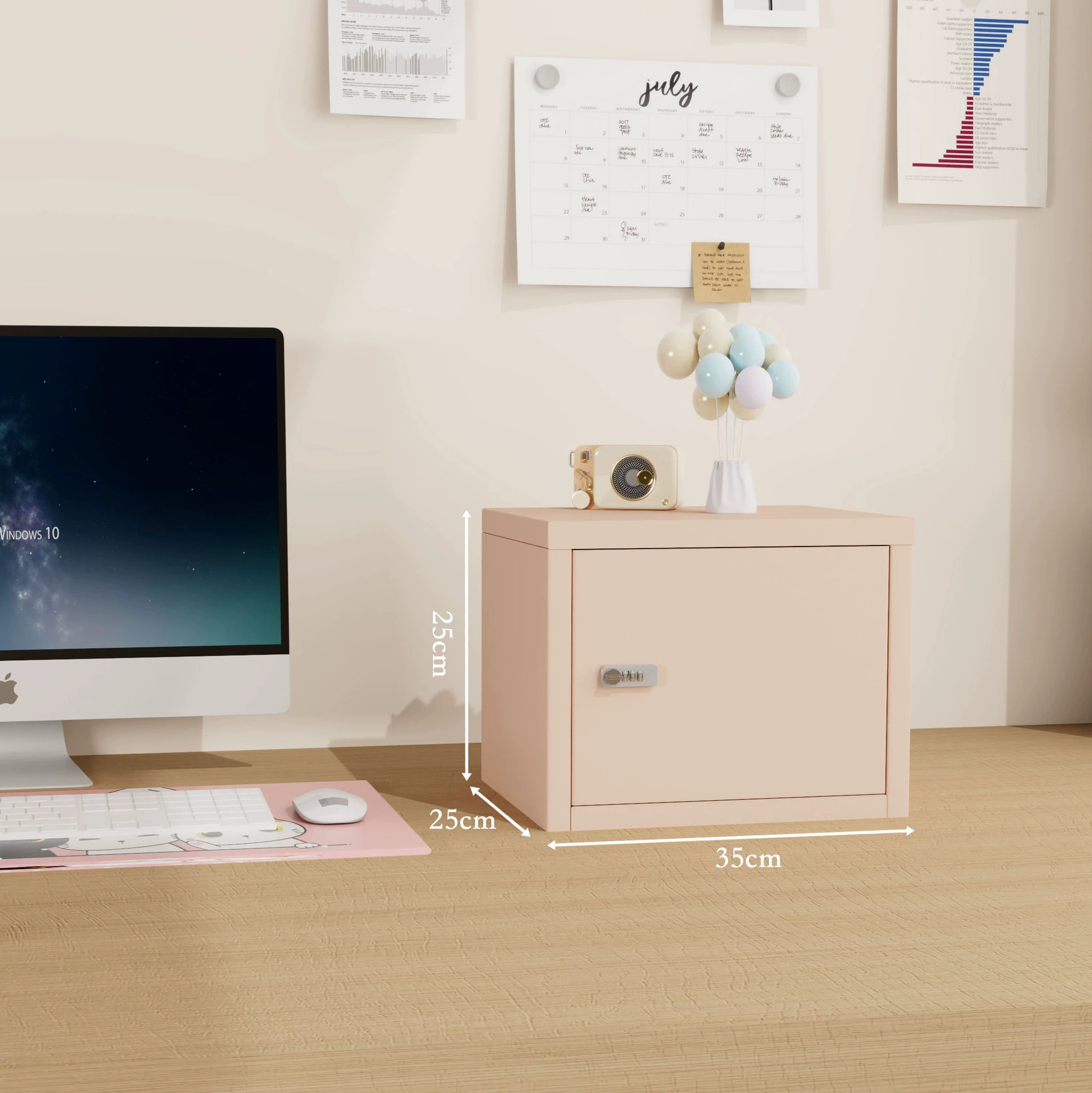 Safe storage system, table intimate storage box