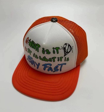 AMIRI estilo de calle para hombres y mujeres con el mismo sombrero de béisbol tendencia de protección solar sombrero de béisbol bordado de verano un cabello