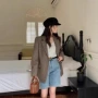 同款春秋混纺羊毛小西服