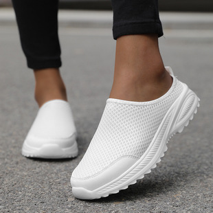 Amazon Explosions Ultra-light Half-support Couple sneaker Casual White Shoes Foreign Trade plus size Men's and Women's Shoes Cold Cross-border