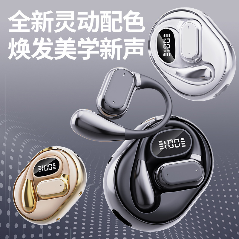 Q26跨境新款智能AI翻译蓝牙耳机超长续航OWS不入耳外放挂耳式耳机|undefined