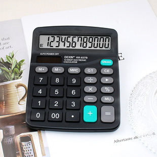 DEXIN KK-837B desktop calculator 12-digit office Finance Special factory direct sales