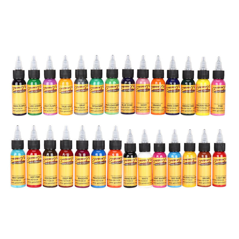 Iteno Tattoo Ink 7 Colors 14 Colors 16 Colors 25 Colors 50 Colors Tattoo Practice 30ml Ink Long-Lasting Color