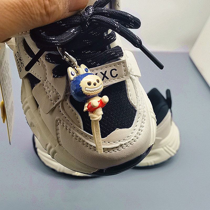 Pato de cuero de la infancia 28 - 32 talla zapatos deportivos bebés zapatos de moda grandes zapatos de padres zapatos casuales de niñas