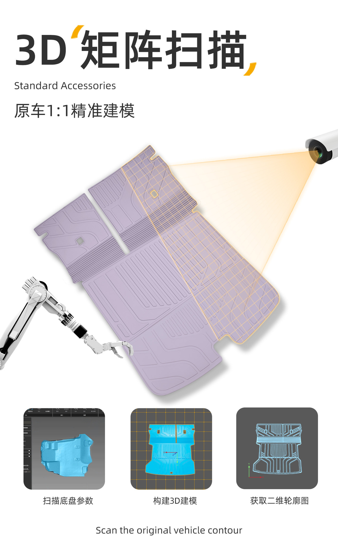 Suitable for Ledao L60 Trunk Mat, 24-26 Model Special Car Decoration and Modification Tpe Car Trunk Mat