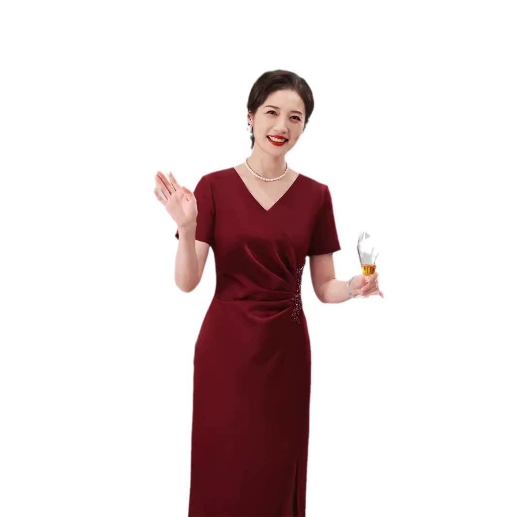 Retro cheongsam, evening dress, Chinese style
