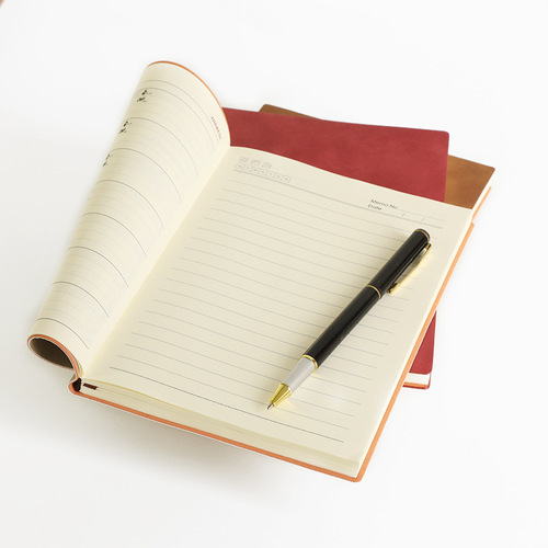 Sheeppa leather notebook B5 thick notebook A5 business notebook customized small batch A6 notepad meeting record book