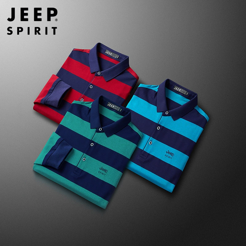 JEEP SPIRIT поло с длинным рукавом, сорочка, футболка