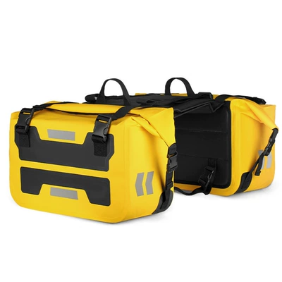 Motorcycle Outdoor Long-distance Riding Large Capacity Side Bag Side Storage Waterproof Saddle Bag Rear Seat Storage Side Bag
